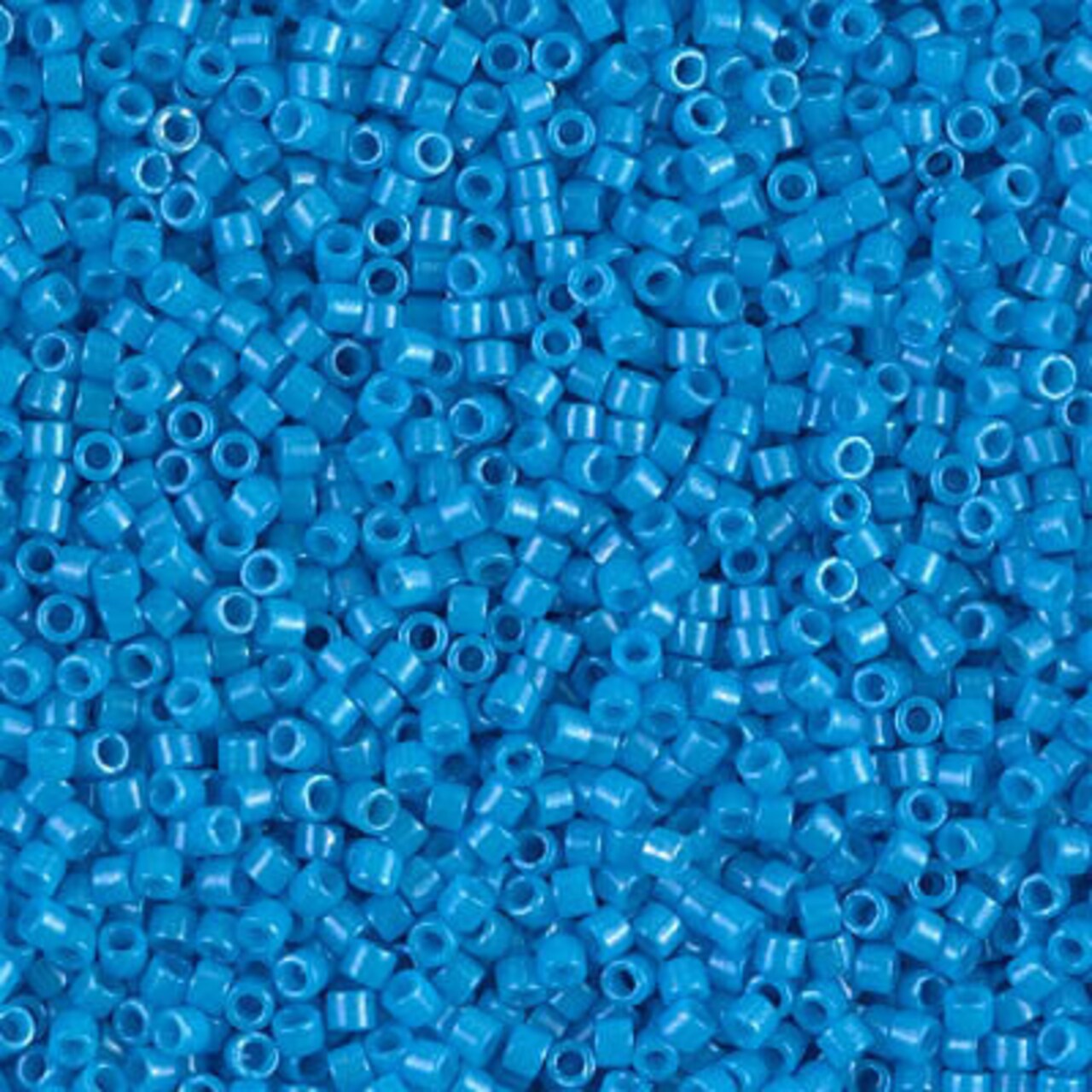 Miyuki Delica Bead 11/0, DB0659, Dyed Opaque Dark Turquoise Blue, 5 grams